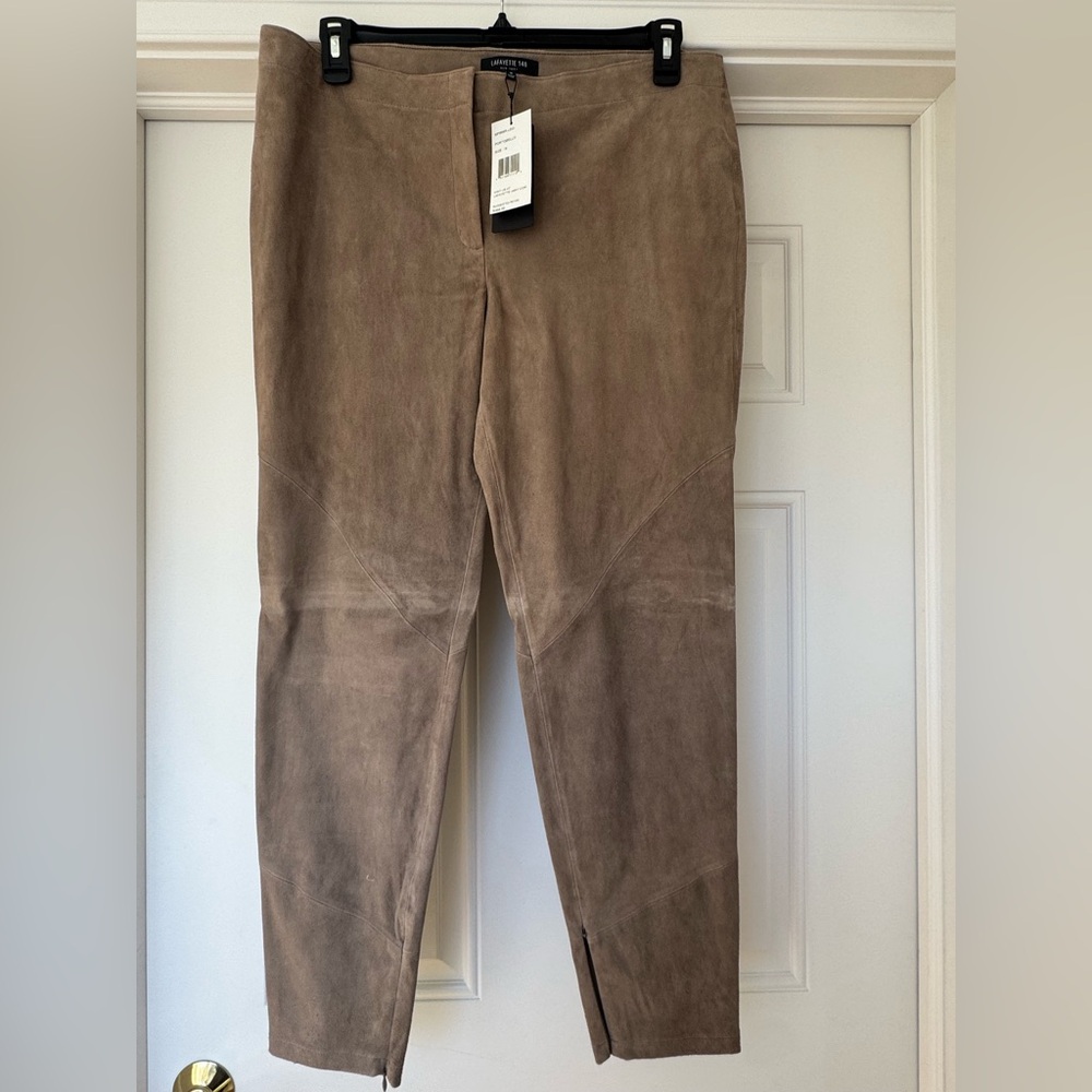 Tan Suede Pants